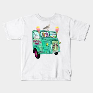 Brighton Ice Cream Trolley Kids T-Shirt